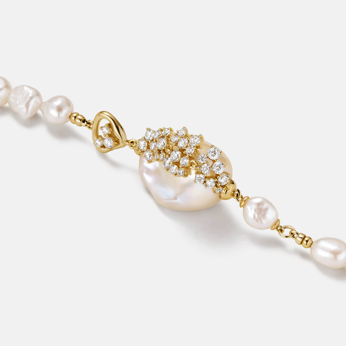 Drift Sand Baroque Pearl Bracelet AmberLollipop