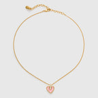 Be Love Pink Heart Necklace
