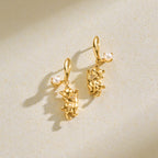 Dancing Cat Pearl Earrings