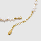 Feather Turquoise Pearl Necklace - Amber Lollipop