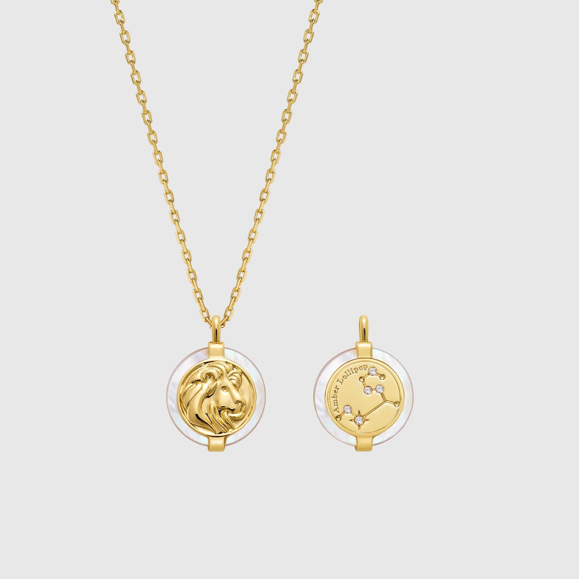 Zodiac Mother-of-pearl Necklace