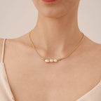 Floriography Jasmine Pearl Necklace - Amber Lollipop