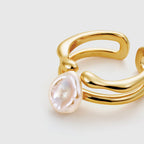 Floriography Jasmine Pearl Ring - Amber Lollipop