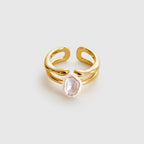 Floriography Jasmine Pearl Ring - Amber Lollipop