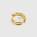 Floriography Jasmine Pearl Ring - Amber Lollipop
