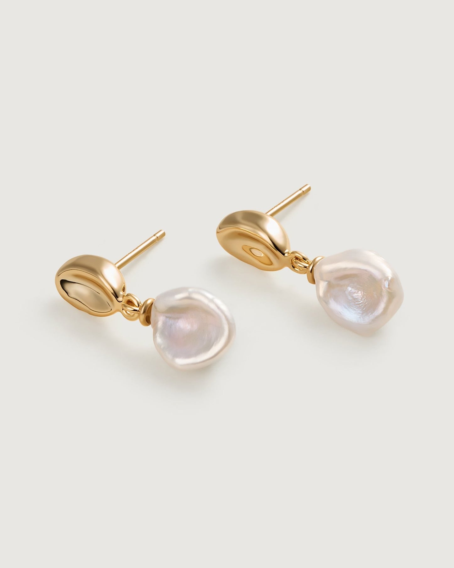 Floriography Lilac Pearl Earring - Amber lollipop