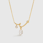 Floriography Pearl Necklace - Amber Lollipop