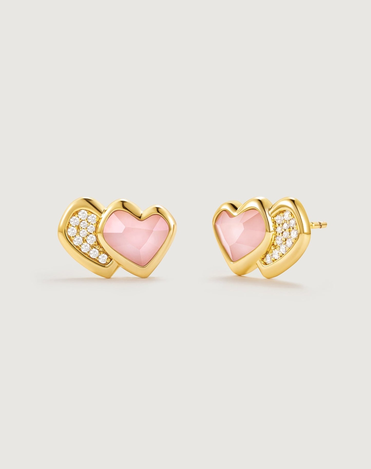 Follow Heart Stud Earring - Amber lollipop