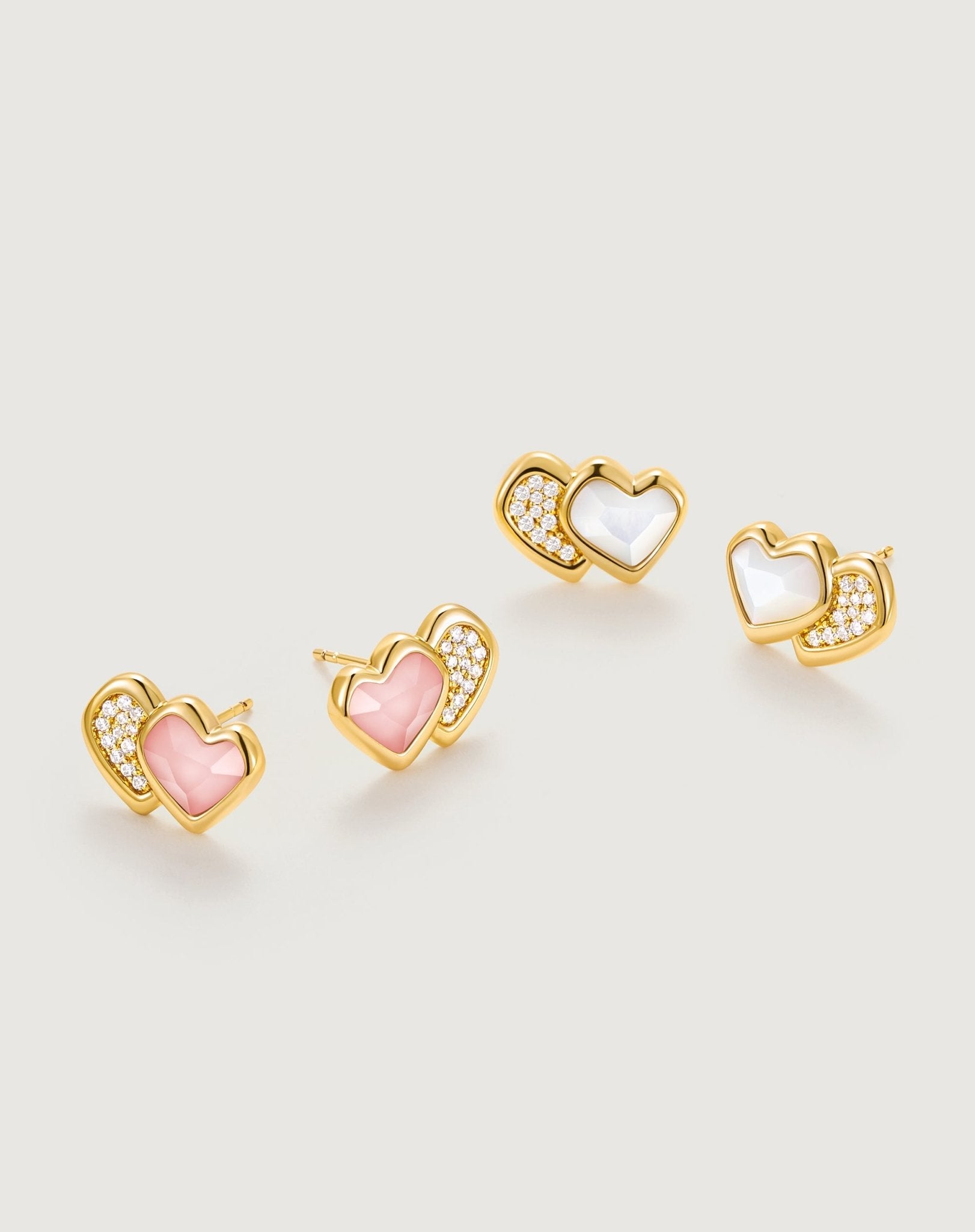 Follow Heart Stud Earring - Amber lollipop