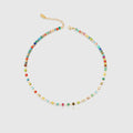 Gemstone Beaded Necklace For Women - Amber Lollipop
