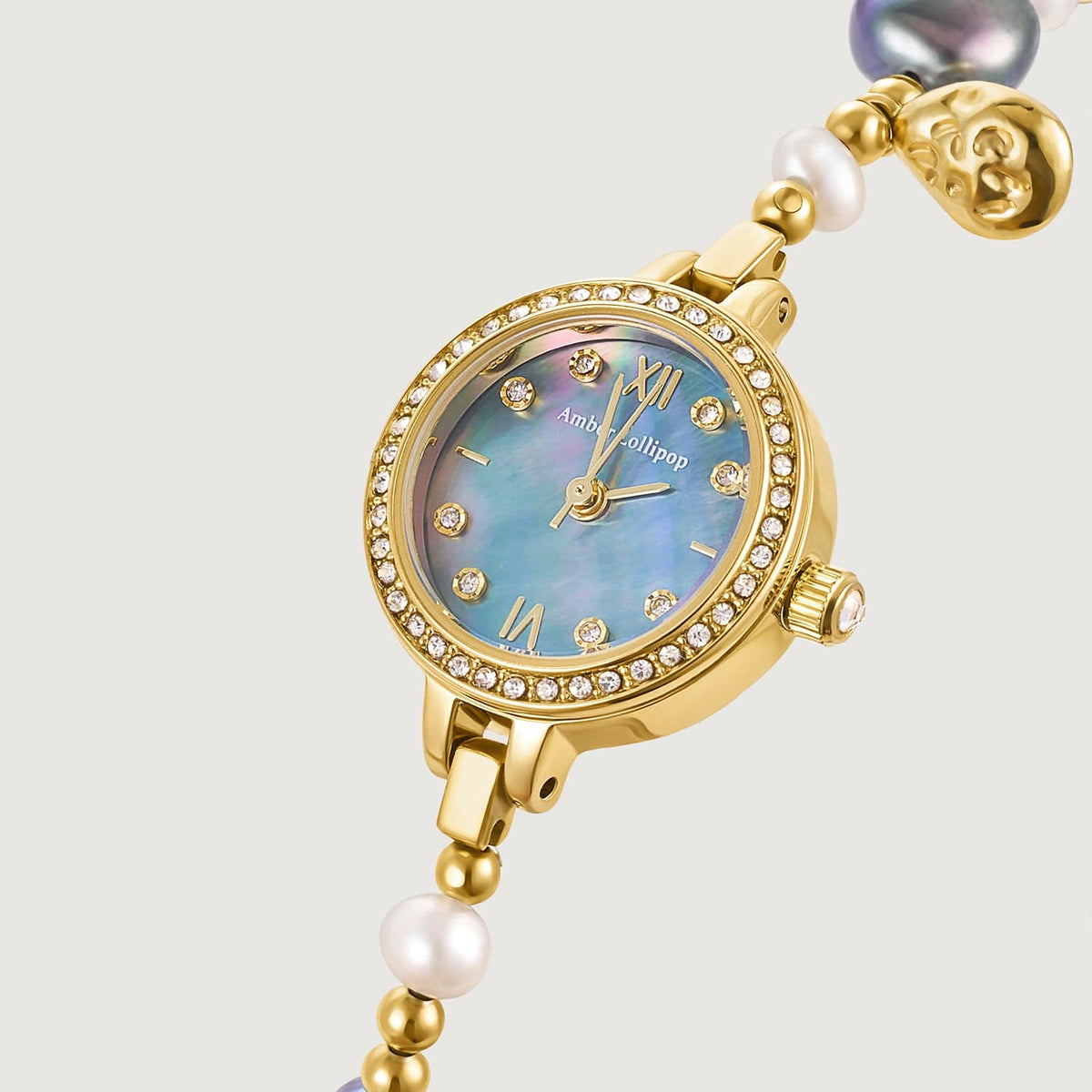 Golden Hour Blue Pearl Watch AmberLollipop