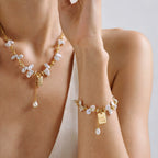 Good Luck Keshi Pearl Bracelet AmberLollipop