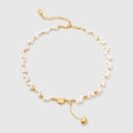 Good Luck Pearl Choker Necklace Irregular Shaped - Amber Lollipop