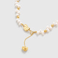 Good Luck Pearl Choker Necklace Irregular Shaped - Amber Lollipop