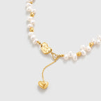 Good Luck Pearl Choker Necklace Irregular Shaped - Amber Lollipop