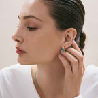 Gourd Amazonite Stud Earrings