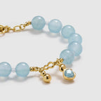 Gourd Aquamarine Bracelet