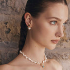 Gourd Pearl Stud Earrings