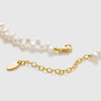 Irregular Choker Pearl Necklace - Amber Lollipop