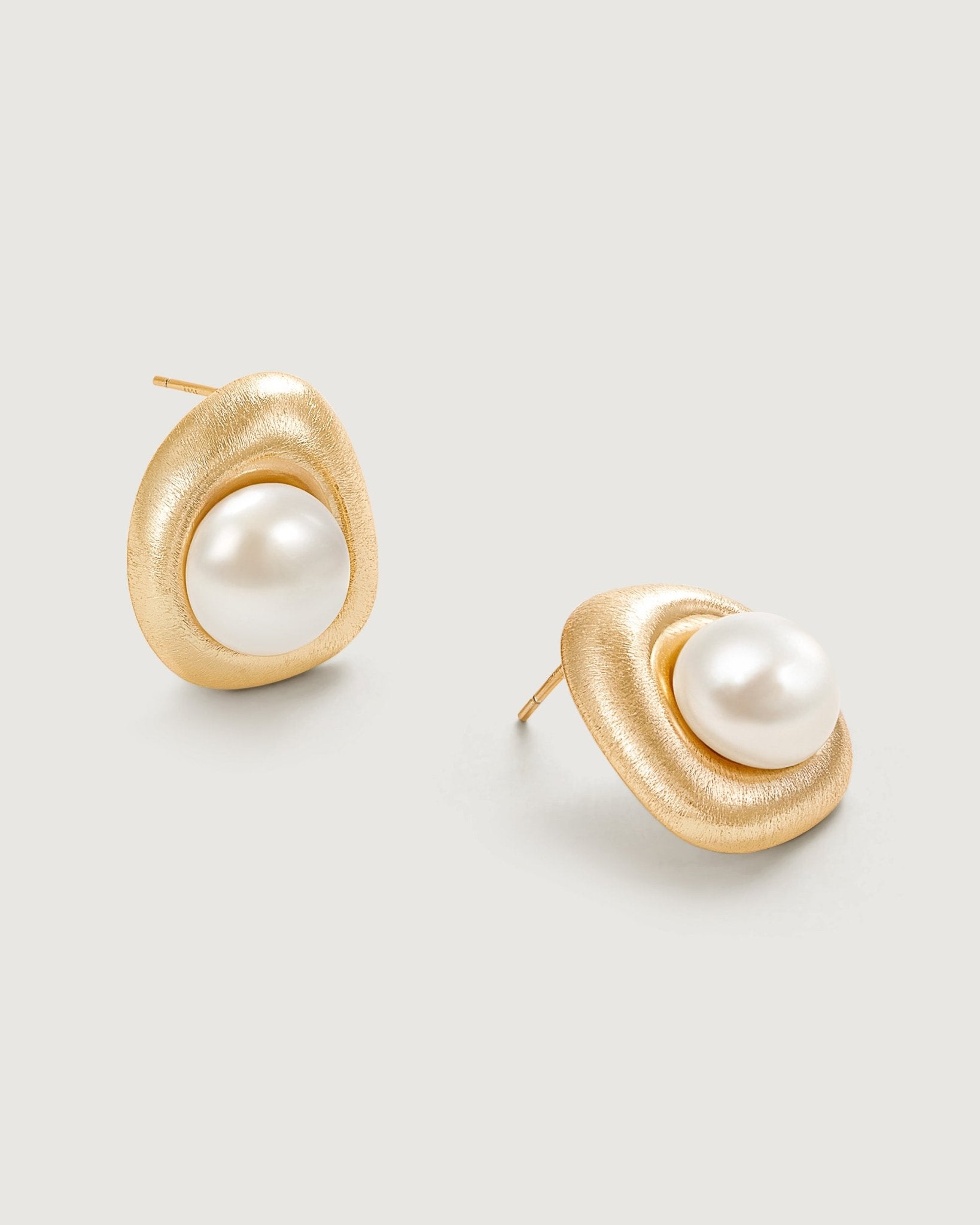 Island Pearl Earring - Amber lollipop