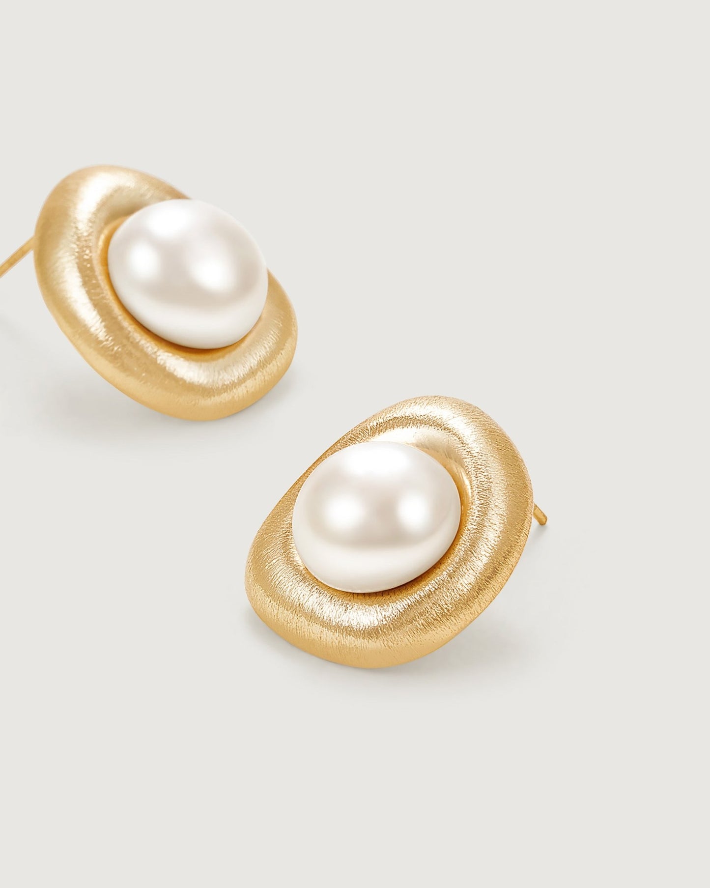 Island Pearl Earring - Amber lollipop