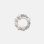 L’Essence Hoop Pearl Ring AmberLollipop
