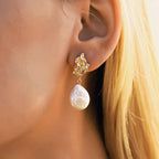 Lava Baroque Pearl Earrings