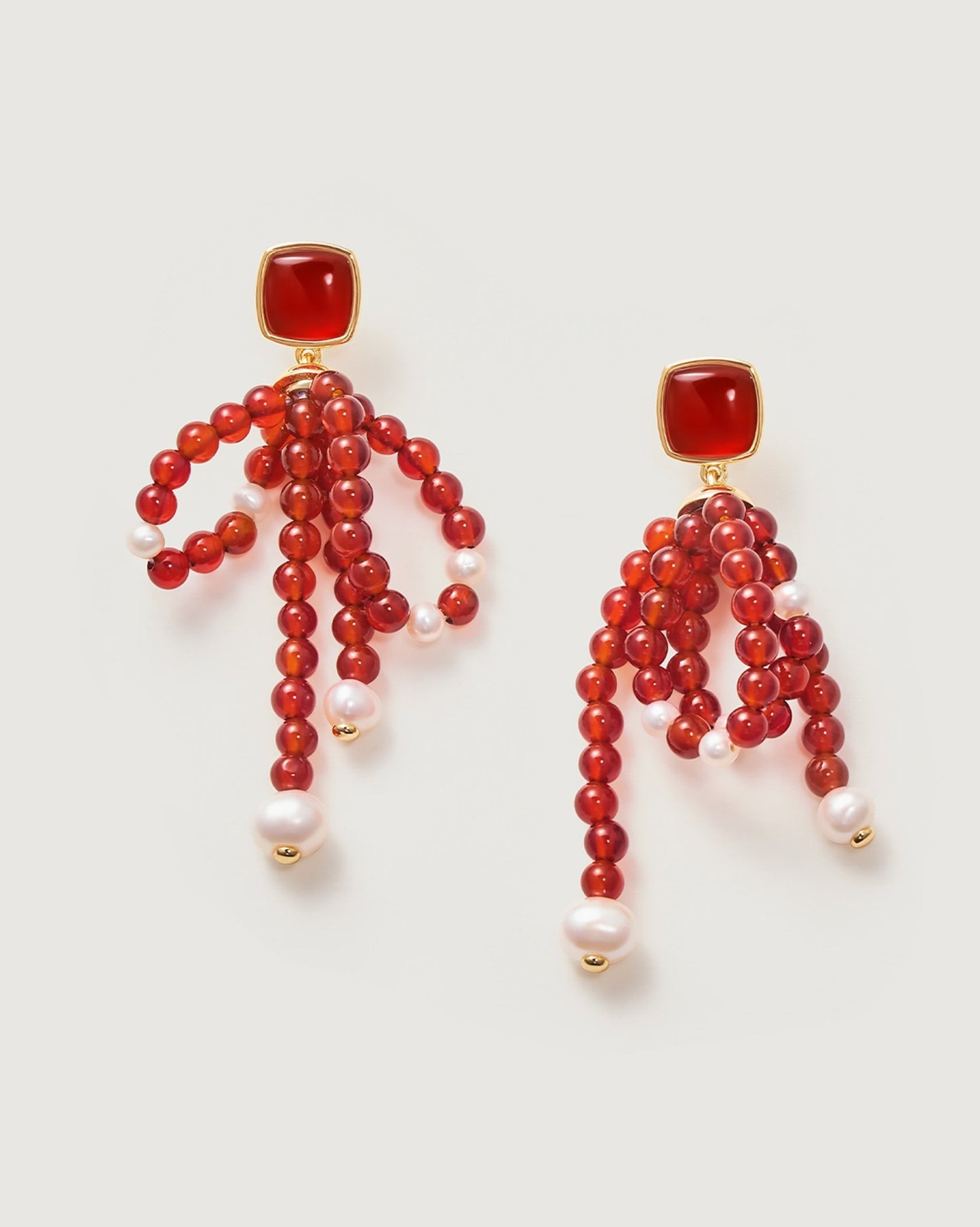 Life Drop Earring - Amber lollipop