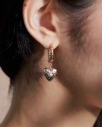 Love Baroque Pearl Hoop Earring