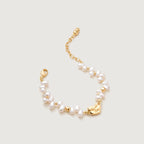 Lucky Heart Pearl Bracelet AmberLollipop