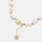 Lucky Heart Pearl Jewelry Set AmberLollipop