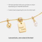 Lucky in Love Pearl Jewelry Set AmberLollipop