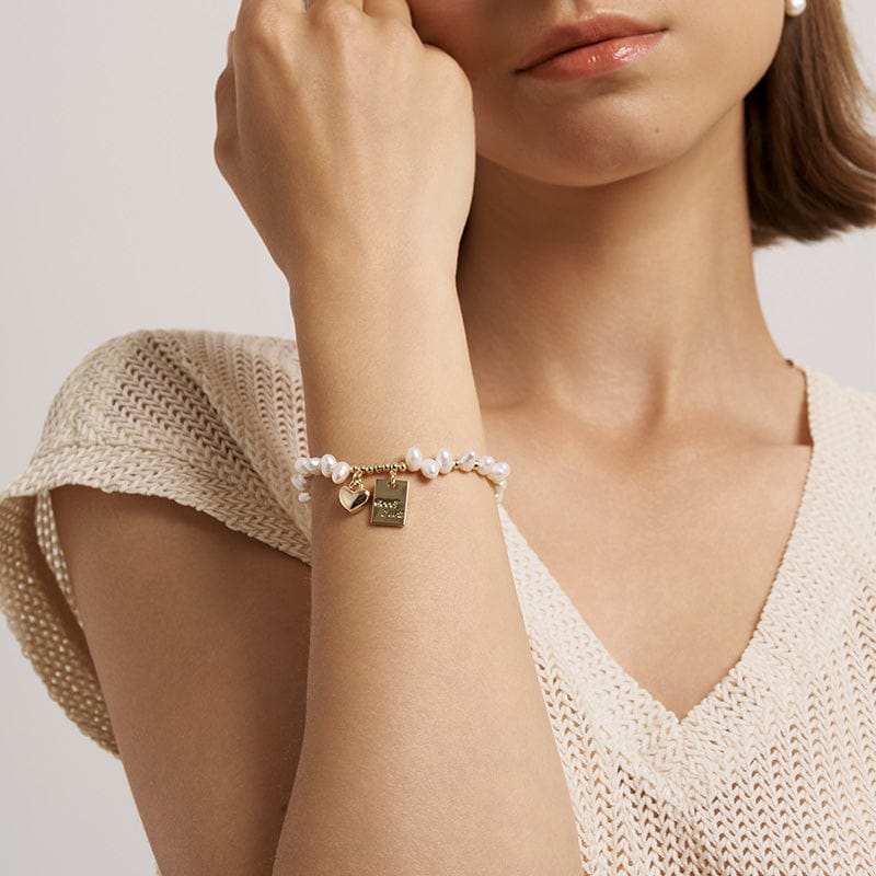 Lucky & Love Pearl Bracelet AmberLollipop