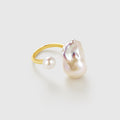 Micro Dew  Pearl Ring - Amber Lollipop