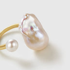 Micro Dew  Pearl Ring - Amber Lollipop