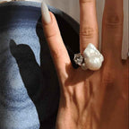 Micro Dew  Pearl Ring
