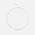 Moonlight Minimal Pearl Necklace AmberLollipop