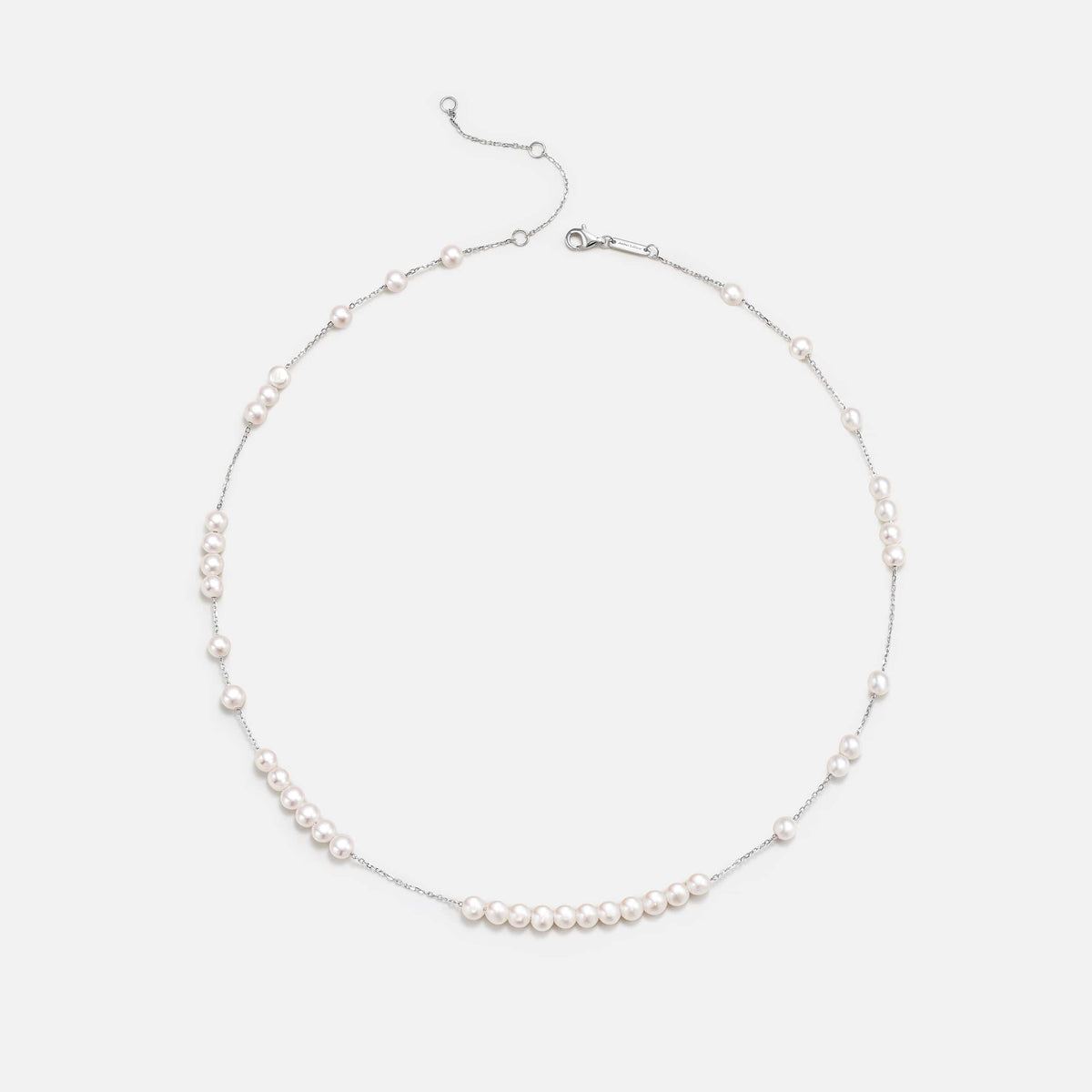 Moonlight Minimal Pearl Necklace AmberLollipop
