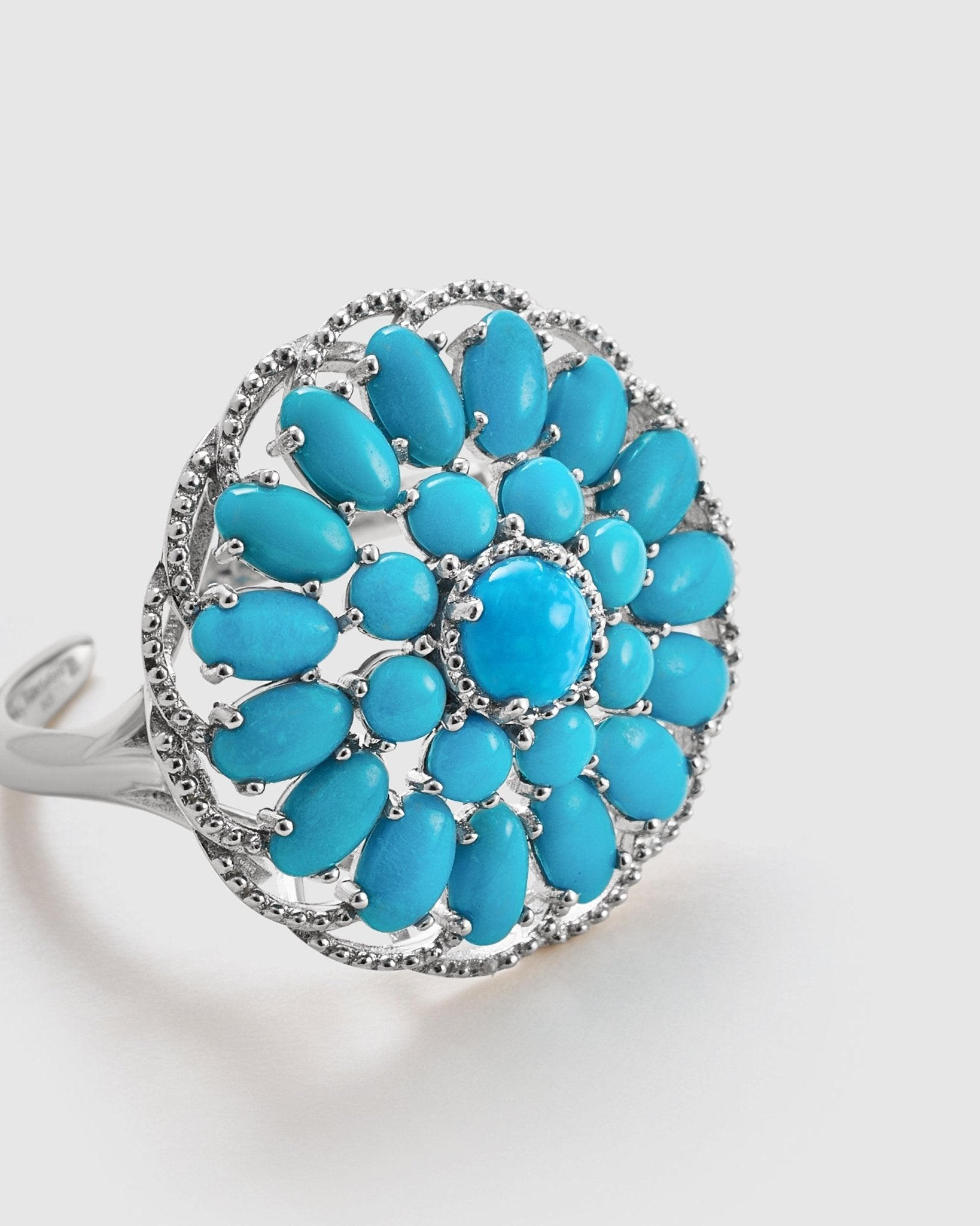 Ocean Soul Turquoise Ring - Amber Lollipop