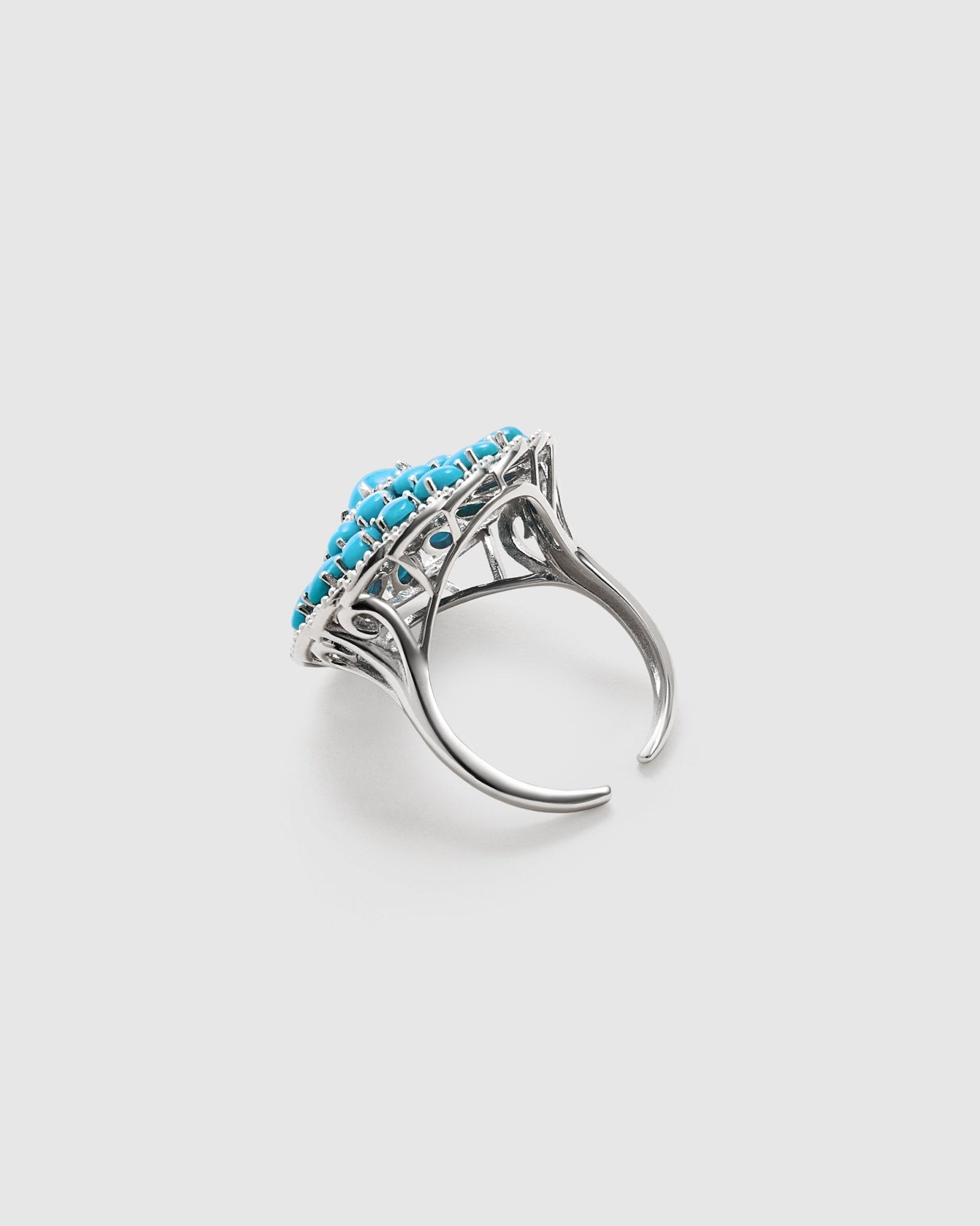 Ocean Soul Turquoise Ring - Amber Lollipop