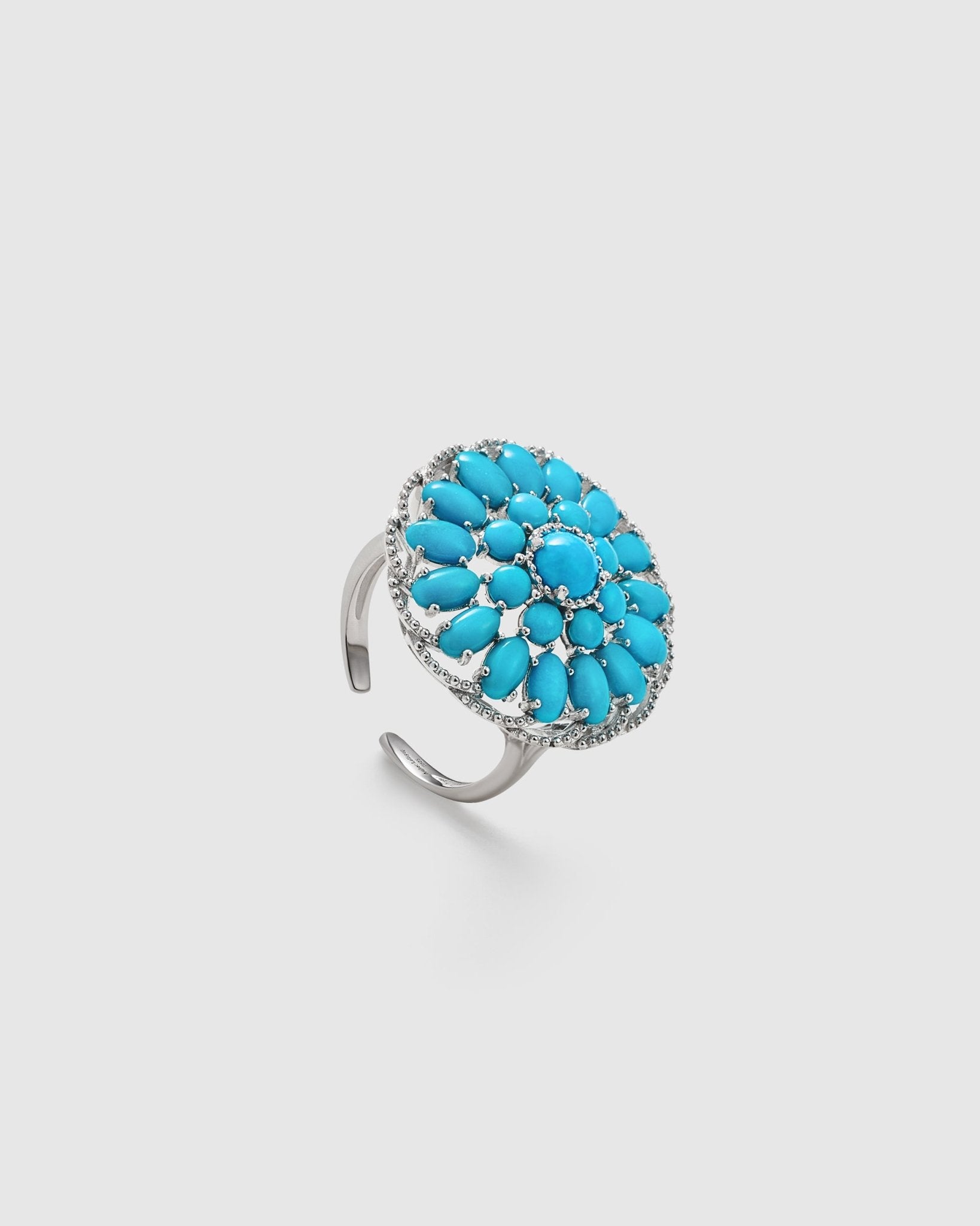 Ocean Soul Turquoise Ring - Amber Lollipop
