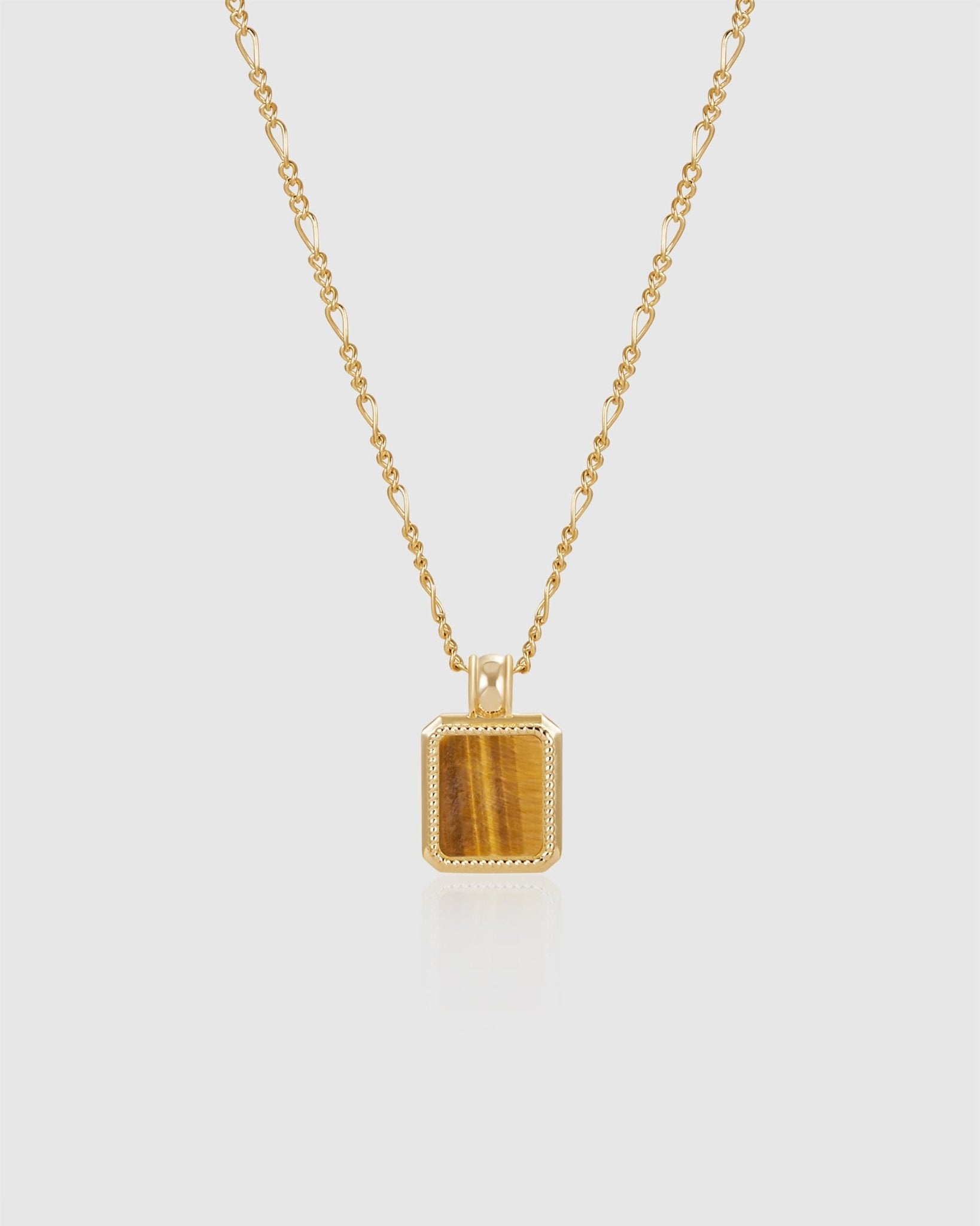 Oil Frame Necklace - Amber lollipop