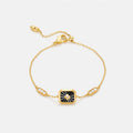 Oil Frame Vintage Gemstone Bracelet AmberLollipop