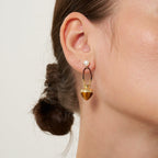Oracle Tiger’s Eye Drop Earrings AmberLollipop