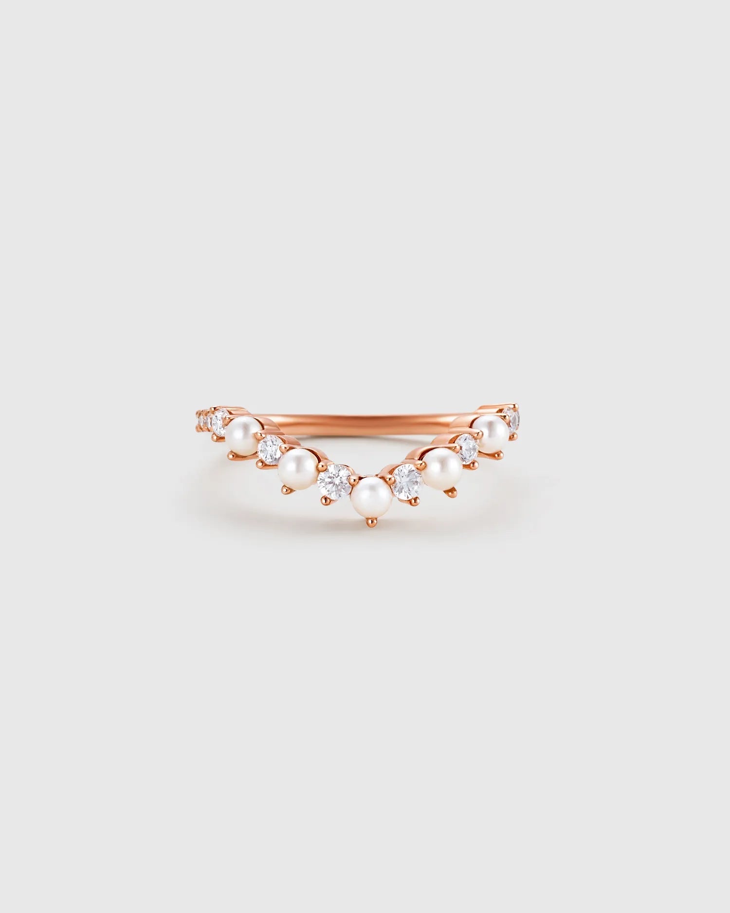 Pear Morganite Ring Set - Amber Lollipop