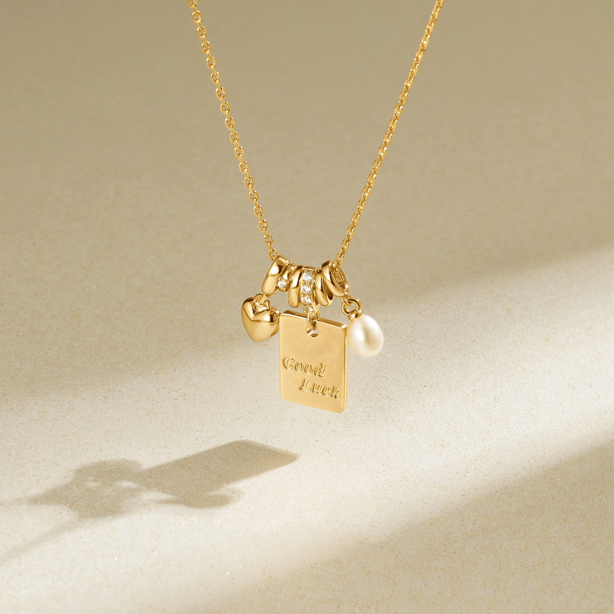 Personalized Lucky & Love Necklace AmberLollipop