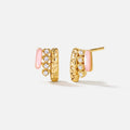 Pink Mother of Pearl Earrings AmberLollipop