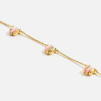 Pink Mother of Pearl Necklace AmberLollipop