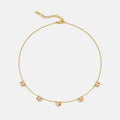 Pink Mother of Pearl Necklace AmberLollipop