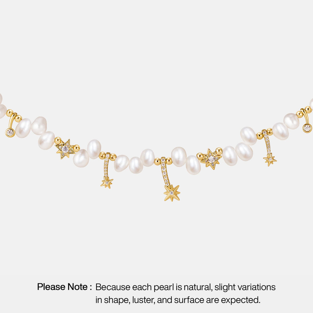 Polaris Celestial Pearl Jewelry Set AmberLollipop